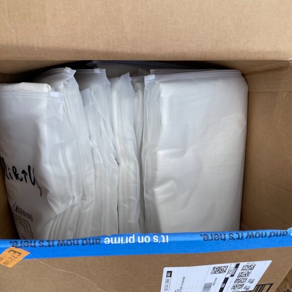 16 Faux Linen Tablecloths - Textured Weaves Table Cloth for Rectangle Tables - Picture 8 of 8